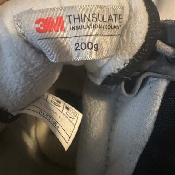 UGG Kids Turlock Waterproof Snow Boots Gray Black Suede - Picture 10 of 13